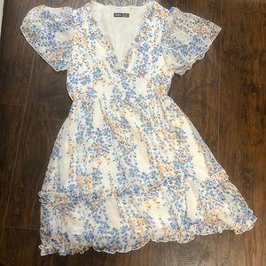 Shein orange and blue dress (never worn, didn’t fit)